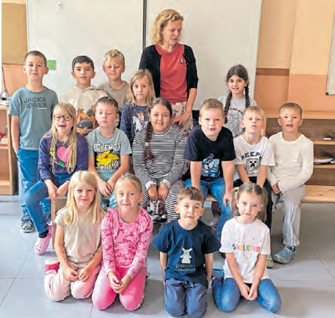 Klasse 1b, Klassenlehrerin Fr. Sandra Nahnsen