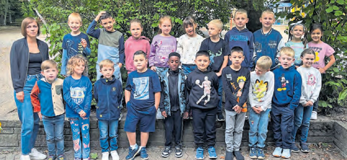 Klasse 1a, Klassenlehrerin Fr. Sina Kersten