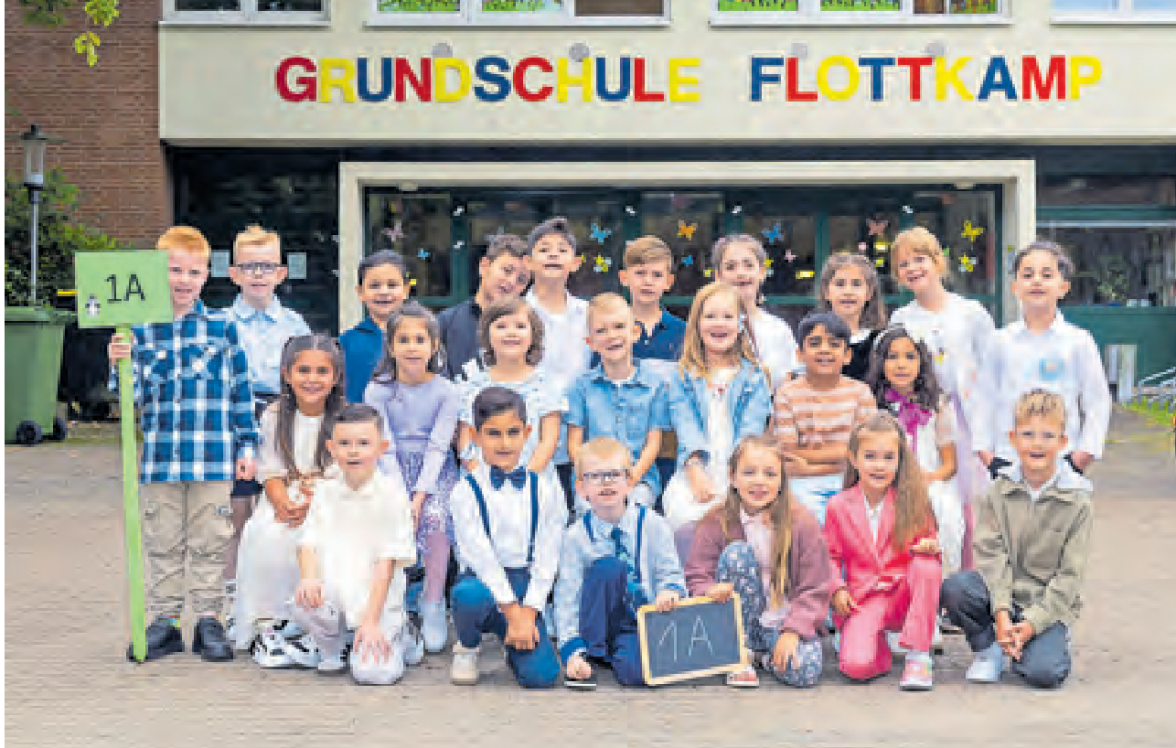 Klasse 1a, Klassenlehrerin Fr. Lena Sandersen