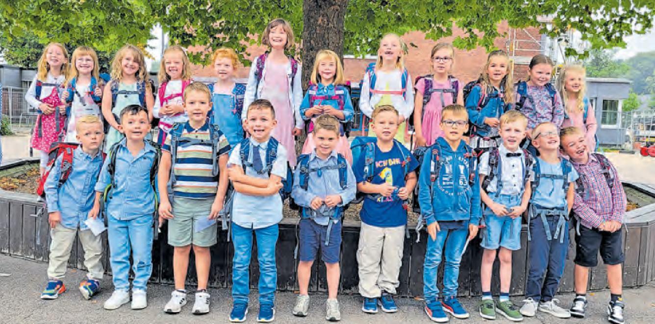Klasse 1b, Klassenlehrerin Fr. Nina Westhoff