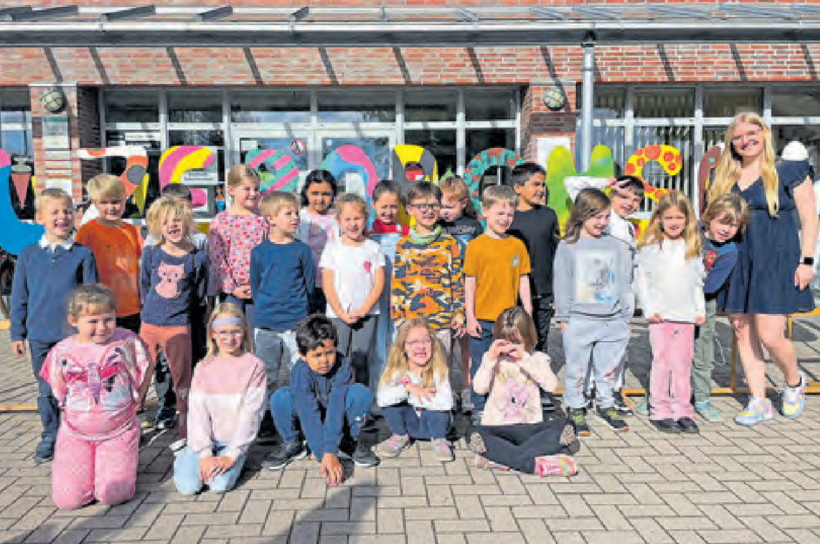 Klasse 1d, Klassenlehrerin Fr. Julia Günther 