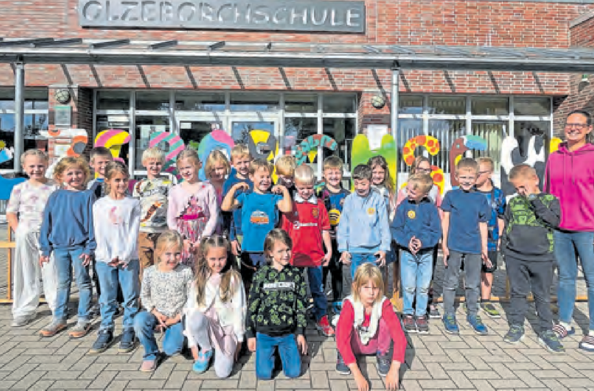Klasse 1b, Klassenlehrerin Fr. Katarina Jansen