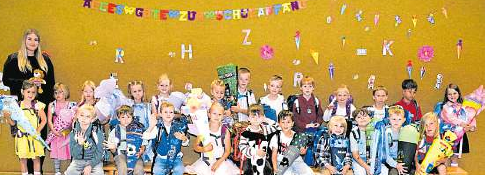 Die Klasse 1a, die Löwenklasse.