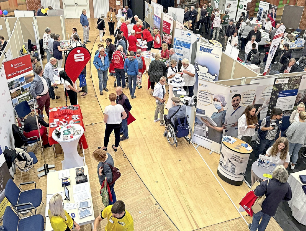 40 Aussteller informieren auf der Gesundheitsund Pflegemesse.