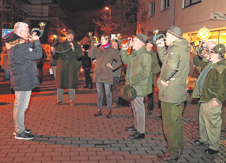 Traditionell: Die Klänge der Jagdhornbläser werden in Nortorfs Straßen und Plätzen wiederhallen.