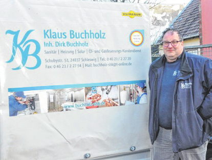 Firmenchef Dirk Buchholz hat den Namen seines Vaters im Firmennamen belassen.