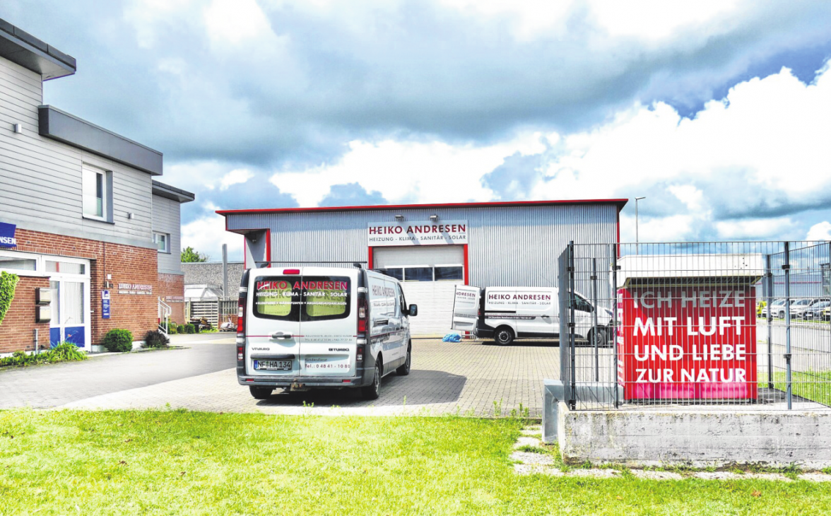 Seit 2009 ist das Unternehmen im Husumer Gewerbegebiet angesiedelt.