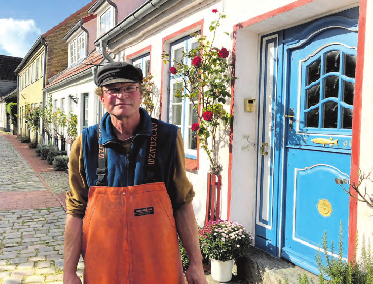 Jörg Nadler kam 2002 aus dem Bergischen Land nach Schleswig und ist einer der letzten Holmer Fischer. FOTO: MARCEL NASS