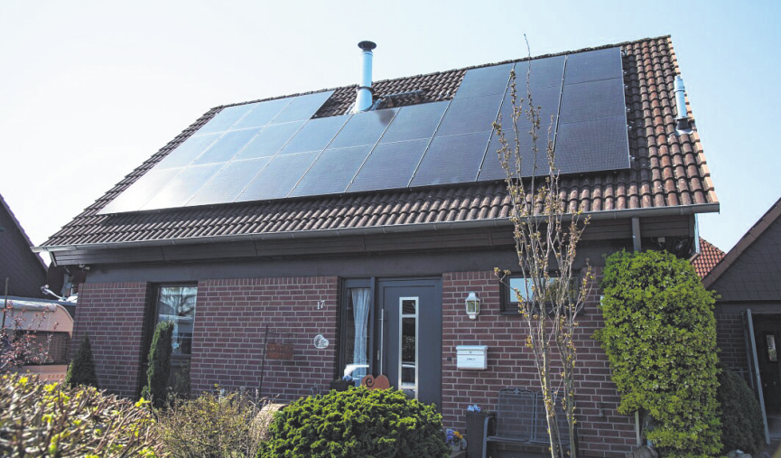 Ein nachhaltiges Zuhause durch die neue PV-Anlage.