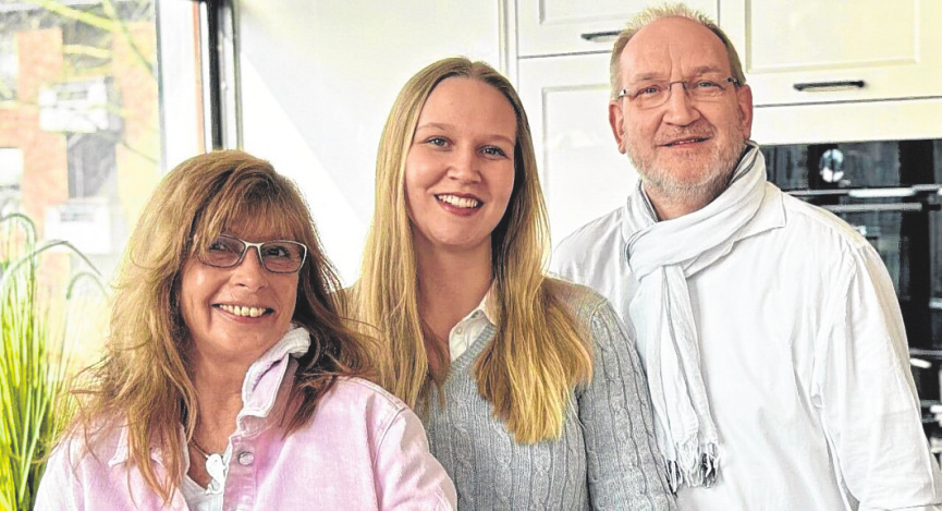 Biby, Marie und Heiko Lobitz als Inhaber.