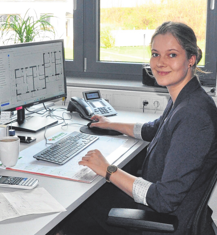 Bei HPP als Bauzeichnerin beschäftigt: Jana Grothkopp.