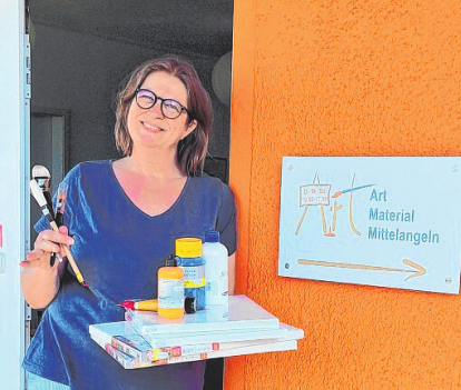 Die neue Inhaberin Birthe Christiansen freut sich auf viele Kunst-Interessierte.