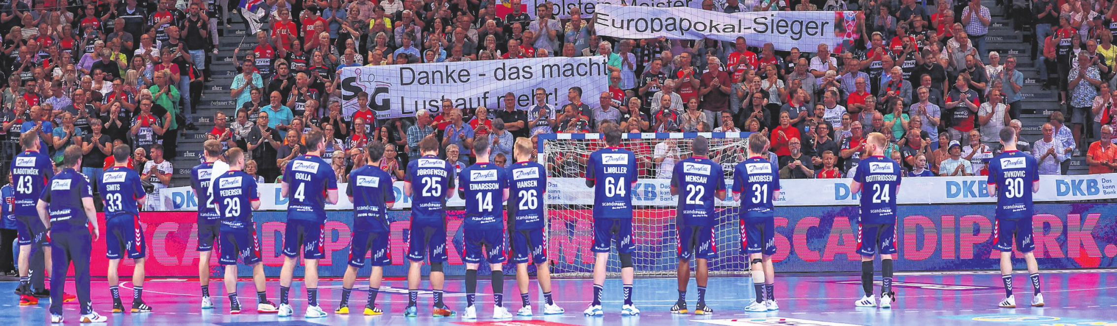 Auf ihre lautstarken und reiselustigen Fans konnten sich die SG-Handballer verlassen.