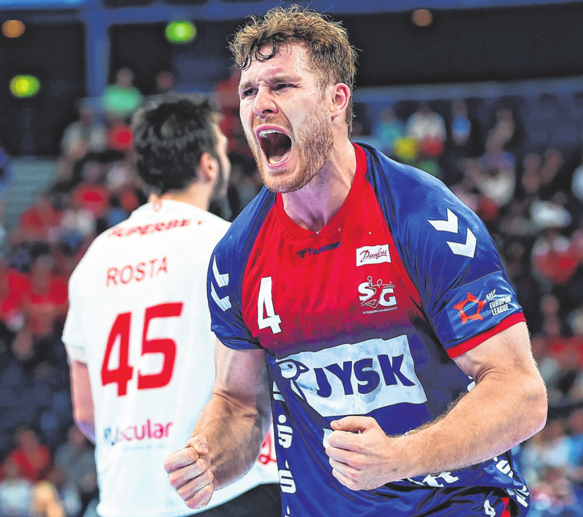 Johannes Golla lebt die SG Flensburg-Handewitt. Foto: Ingrid Anderson-Jensen