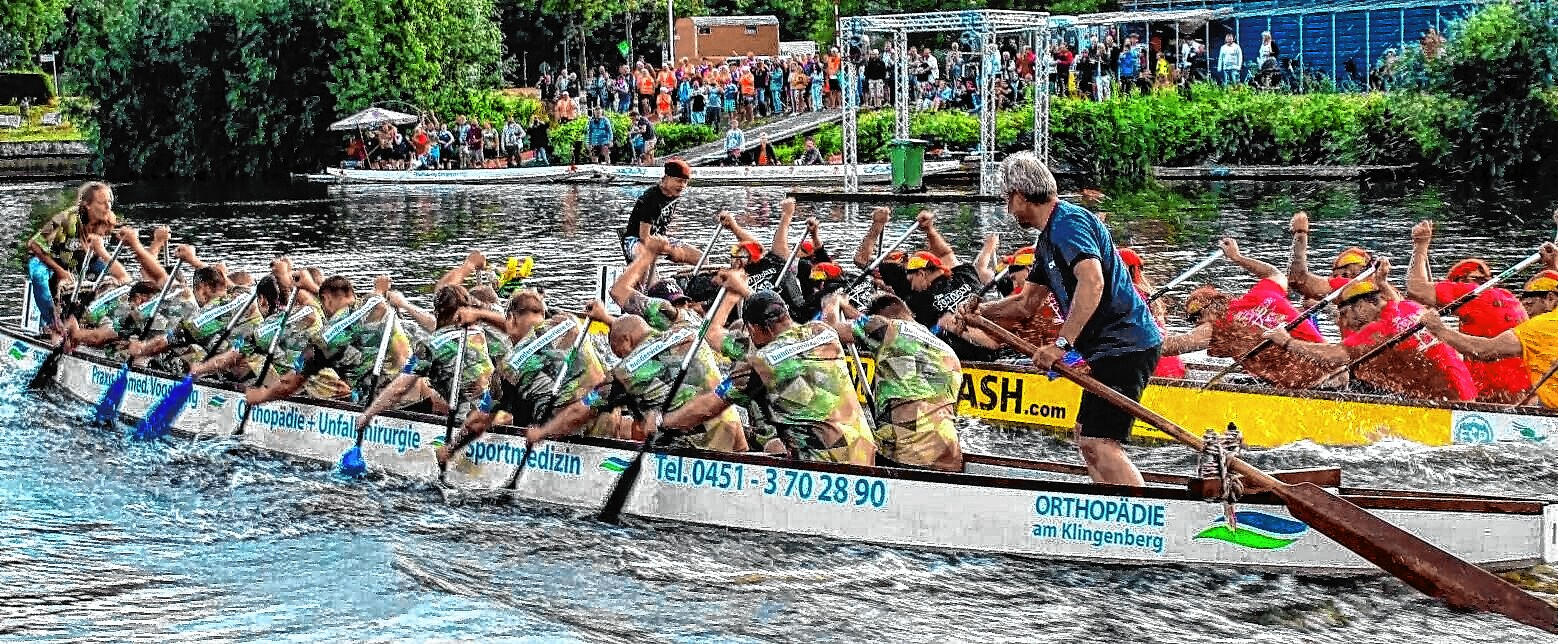 Zum Drachenboot-Festival haben sich viele Freizeitsportler angemeldet.