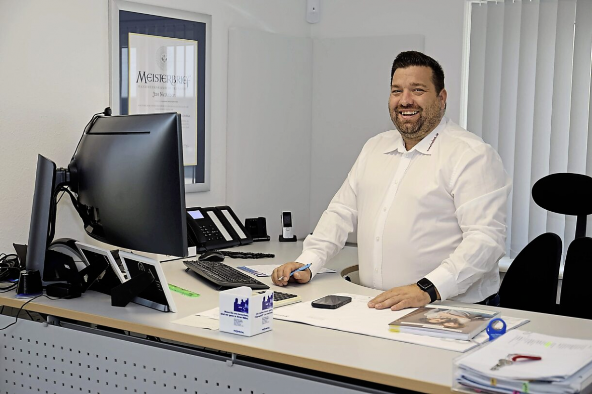 Jan Nicolaisen hat bei HEIWE gelernt und ist seit 2013 bereits Mitgesellschafter und Geschäftsführer. Fotos: HEIWE