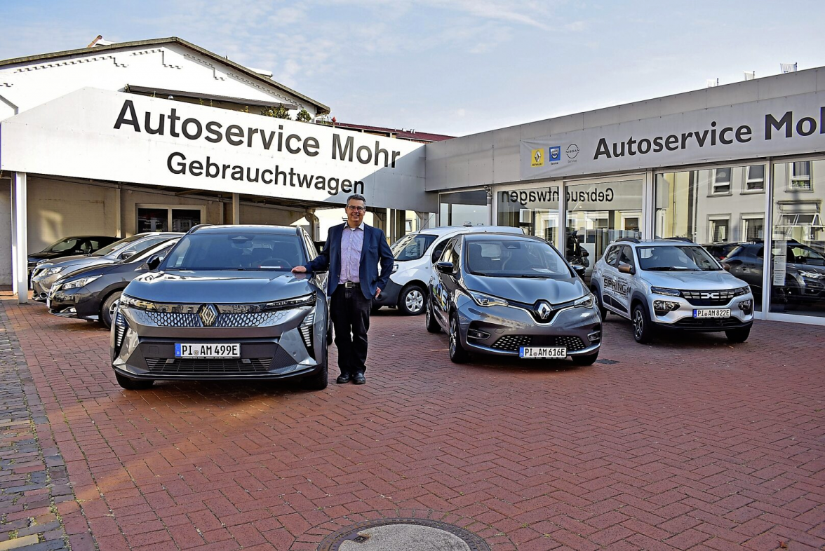 Seit Anfang des Jahres ist Marco Mohr alleiniger Gesch&auml;ftsf&uuml;hrer des etablierten Elmshorner Automobilbetriebes. Foto: Marianne Mei&szlig;ner