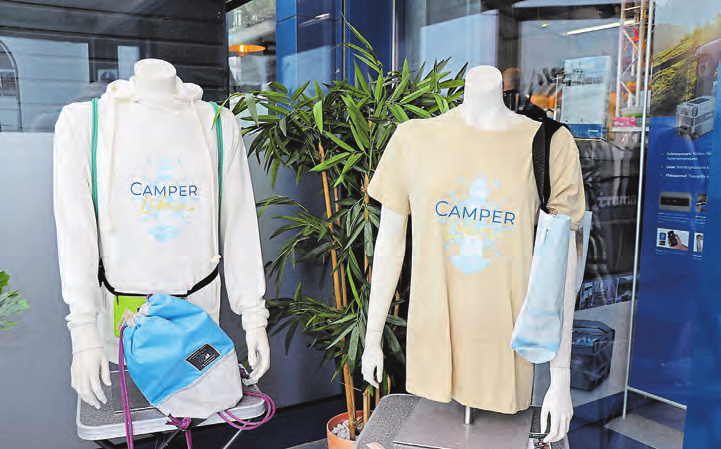 Neu im Programm ist die Kollektion „Camperleben“. FOTO: DORFER