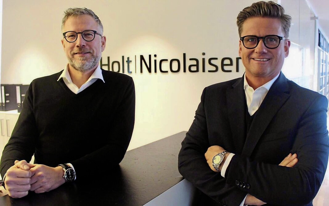 Blicken in diesen Tagen auf eine erfolgreiche Unternehmensgeschichte zurück: Stephan Nicolaisen (l.) und Christoph Holt.