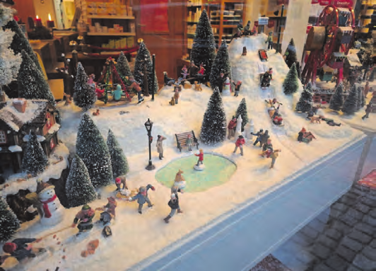 Bezaubernde Winterlandschaft in der Friesen-Apotheke.
