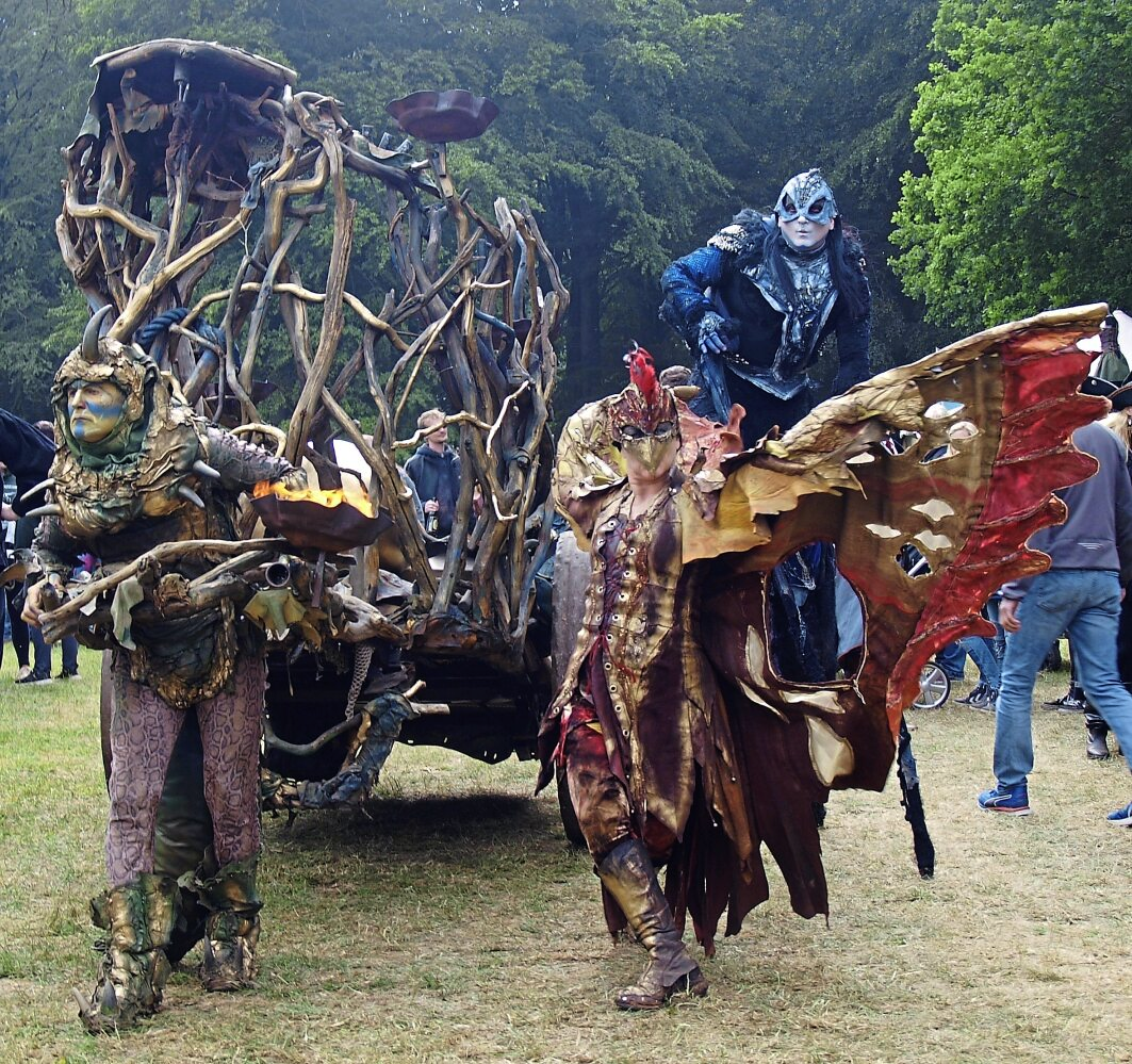 Fantasiewesen im Park Wilhelmshöhe: Auch der Wunsch nach einer „alternativen Fläche“ für das „Spectaculum“ wurde formuliert.