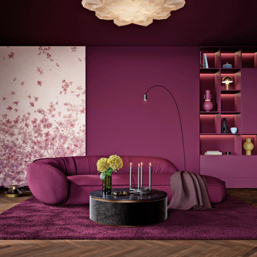...oder Dahlienviolett.