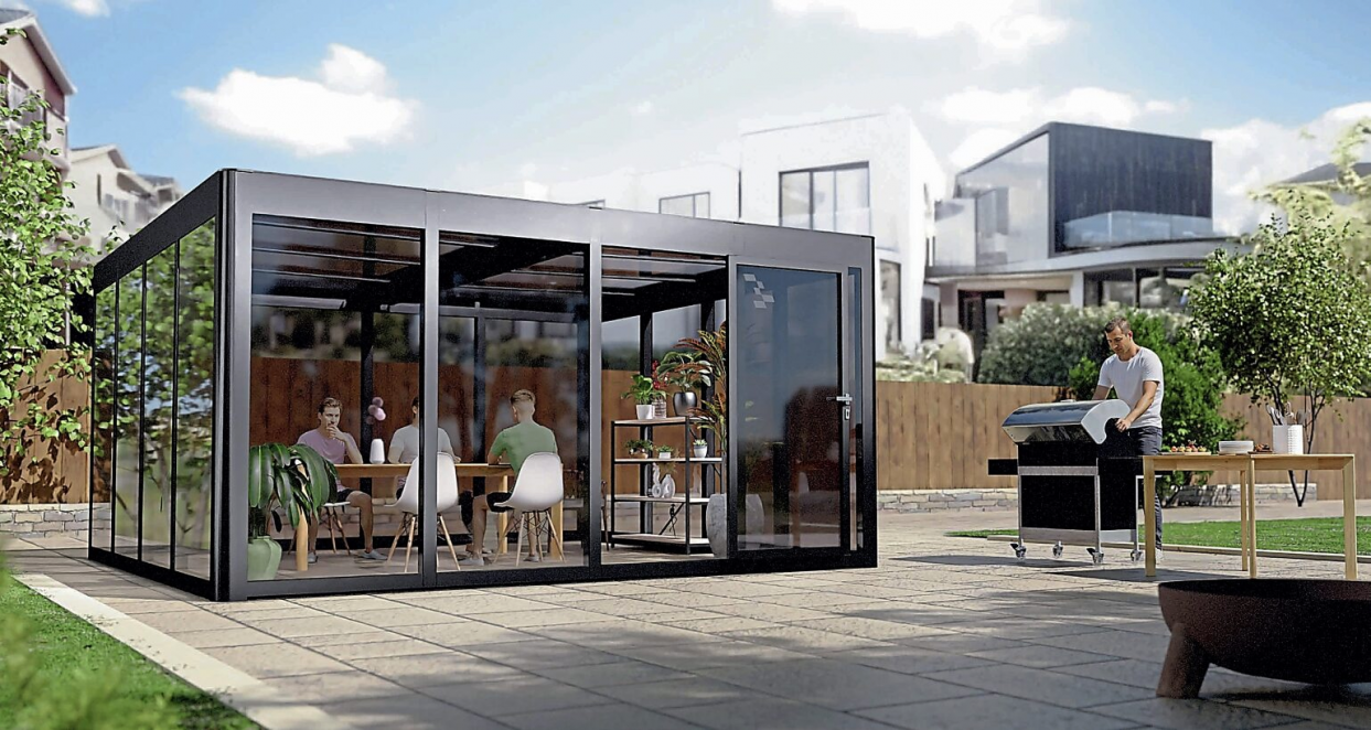 Ein Solarhaus verbindet Stromproduktion mit attraktiver Zusatznutzung. Foto: Sun Elements