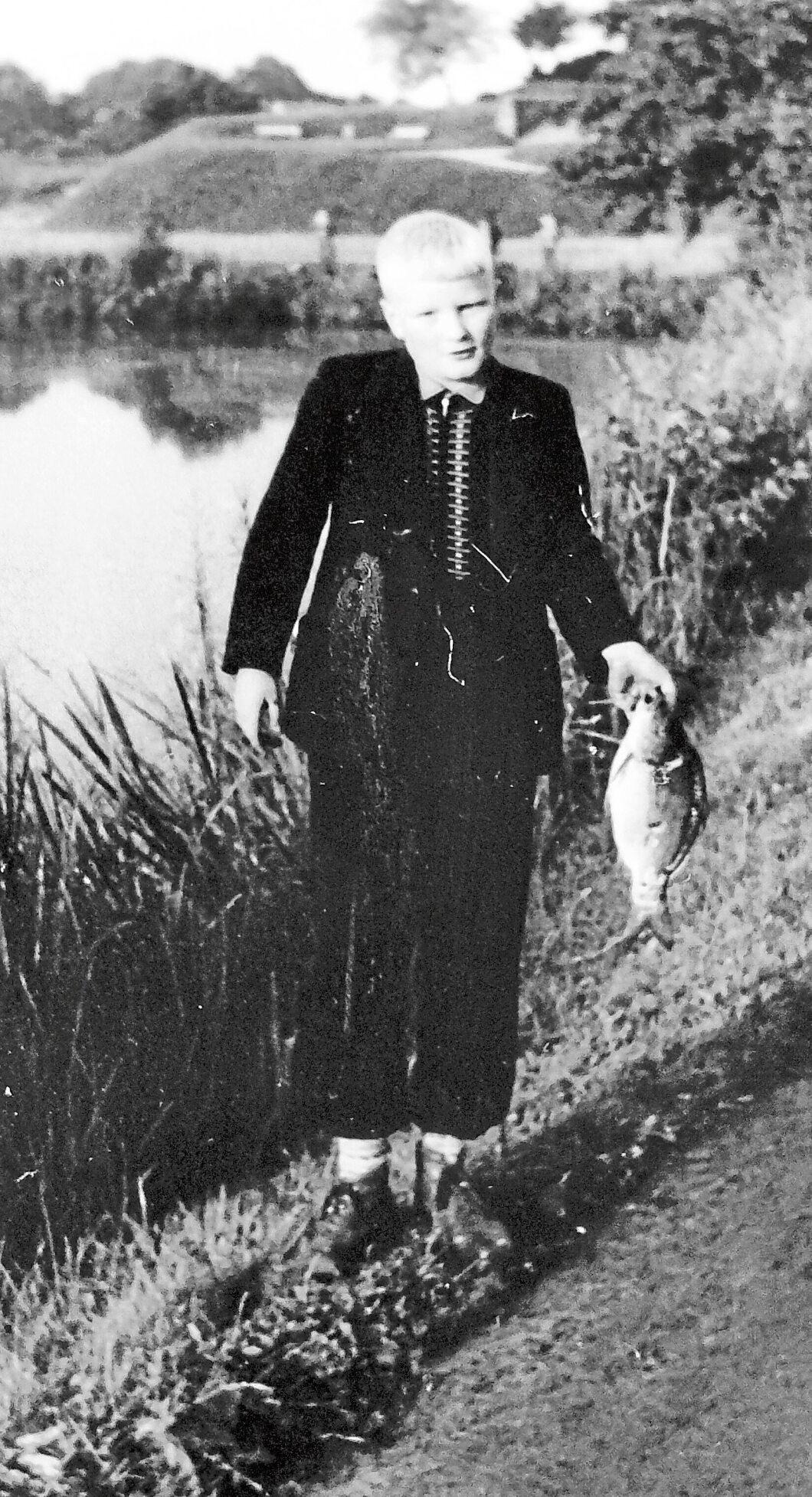 Mit elf Jahren hat Hermann Kramer seinen ersten Karpfen gefangen. Foto: privat
