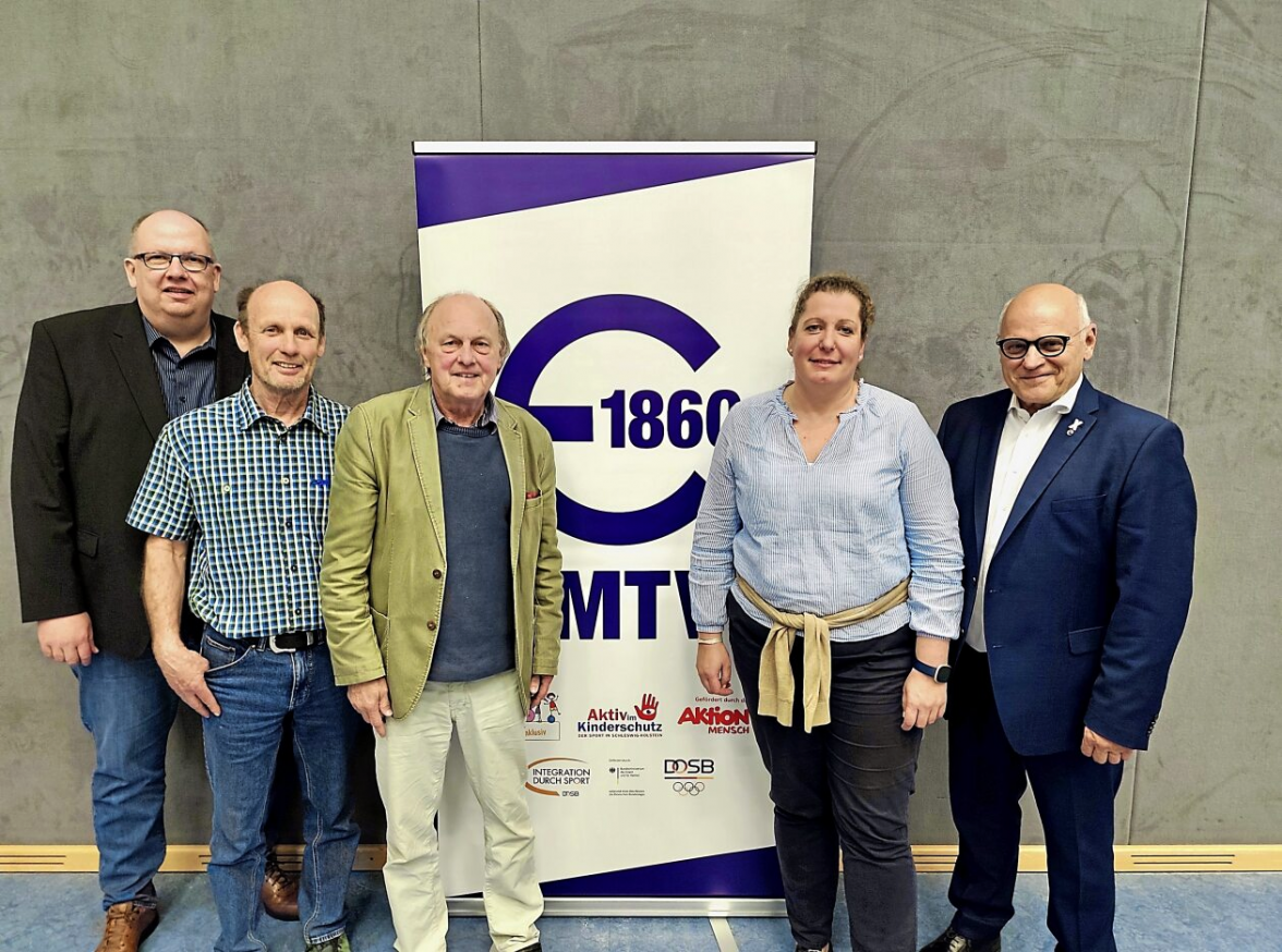 Der neue Vorstand: Ralf Martini (von links), Stefan Heesch, Jens Berendsen, Iris Magunia und Uwe Altemeier. Foto: EMTV
