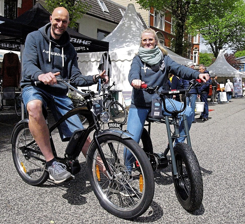Auch über E-Bikes kann man sich informieren.