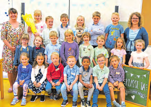 Klasse 1a Foto: Grundschule Nusse/hfr 