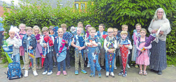 Klasse 1b Foto: Grundund Gemeinschaftsschule Stecknitz/hfr 