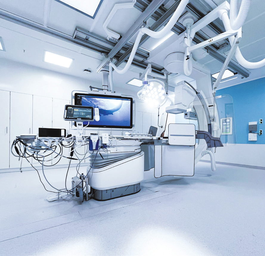 Hochtechnisierte Herzkatheterlabore ermöglichen die minimalinvasive Diagnose und Behandlung von Herzerkrankungen - präzise, schonend und mit schnellerer Genesung für die Patientinnen und Patienten.