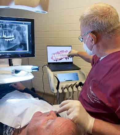 Der Intraoralscanner liefert mit modernster 3D-Technologie einen digitalen Abdruck – ganz ohne Silikonmasse.