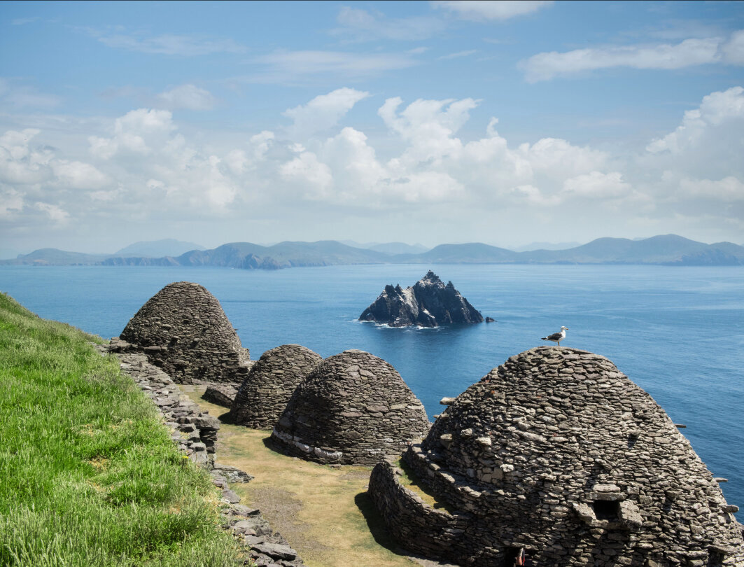 Skellig Michael, eine Klosteranlage aus dem 6. Jahrhundert und Star-Wars-Film-Location. Fotos: tourismireland
