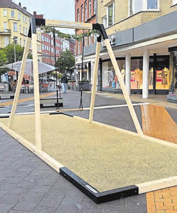 Wo die Pop-Up-Schaukel in diesem Sommer in Eckernförde auftauchen wird? Möglich ist es überall.