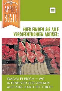 Ein Blick hinter die Kulissen: Im eigenen Blog teilt Nicole Appel regelmäßig Rezepte, Produktgeschichten und Einblicke in den Marktalltag. Screenshot: edekaappel.de/blog/