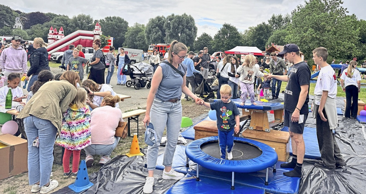 Beim Kindertag kommen die Jüngsten auf ihre Kosten. Fotos: Kristina Mehlert