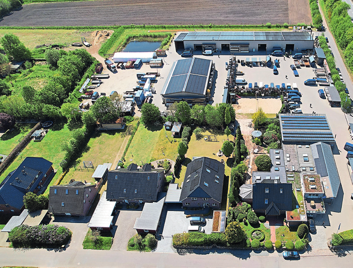 Das aktuelle Betriebsgelände der Jan Witt GmbH: Hier werden in naher Zukunft weitere Ausbaumaßnahmen erfolgen. FOTO: JAN WITT GMBH