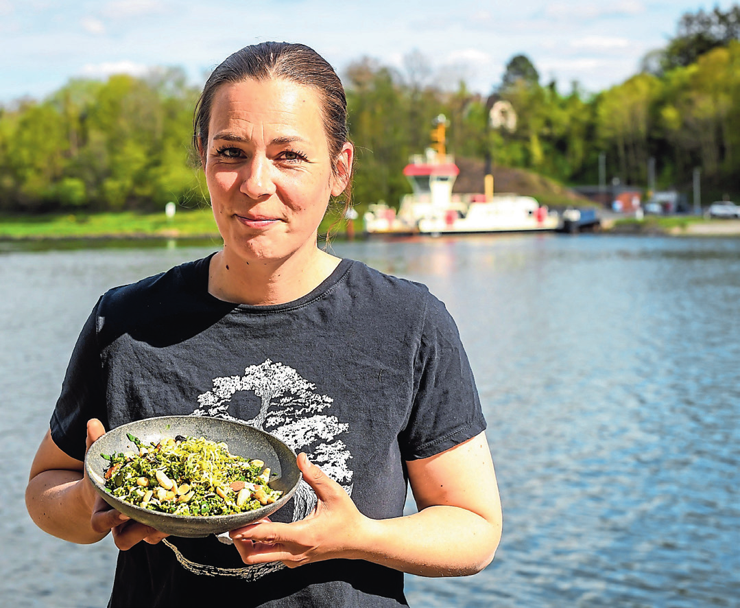 Anna Zimmer betreibt den Imbiss „Moxxi“. Sie schlägt einen Couscous-Salat als idealen Snack vor. FOTO: MOXXI
