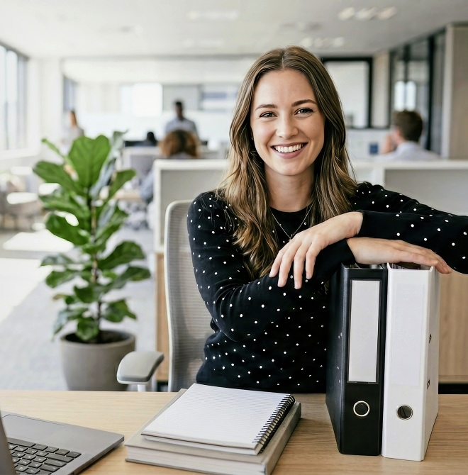 Verwaltungsberufe sind alles. andere als langweilig. Foto: Ada(KI)/stock.adobe.com