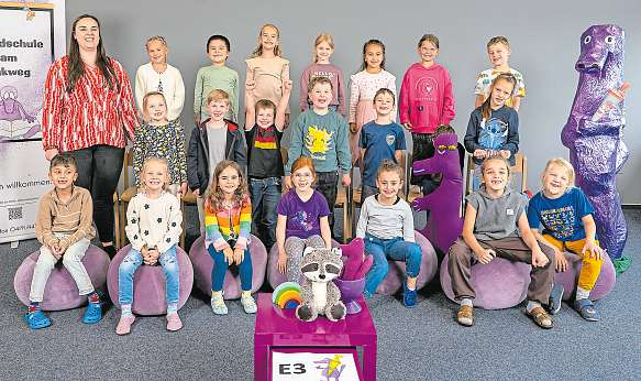 Klasse E3, Klassenlehrerin Fr. Burmester