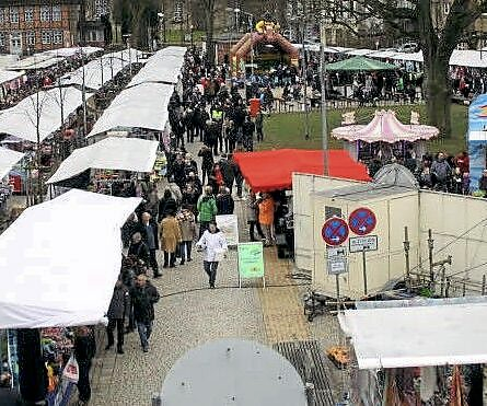 Die Stoffköste auf dem Kleinflecken ist seit Jahren ein Magnet für Hobbyisten.