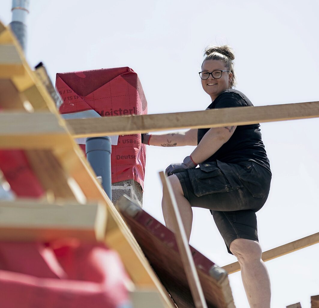 Das Handwerk ist auch bei Lorenzen-Nissen-Bau längst keine reine Männerdomäne mehr. Foto: Werbewolke