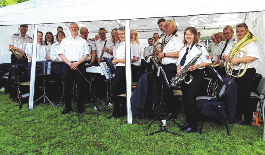 Der Feuerwehrmusikzug Fockbek wird die Eröffnung musikalisch begleiten. Foto: Gemeinde Fockbek