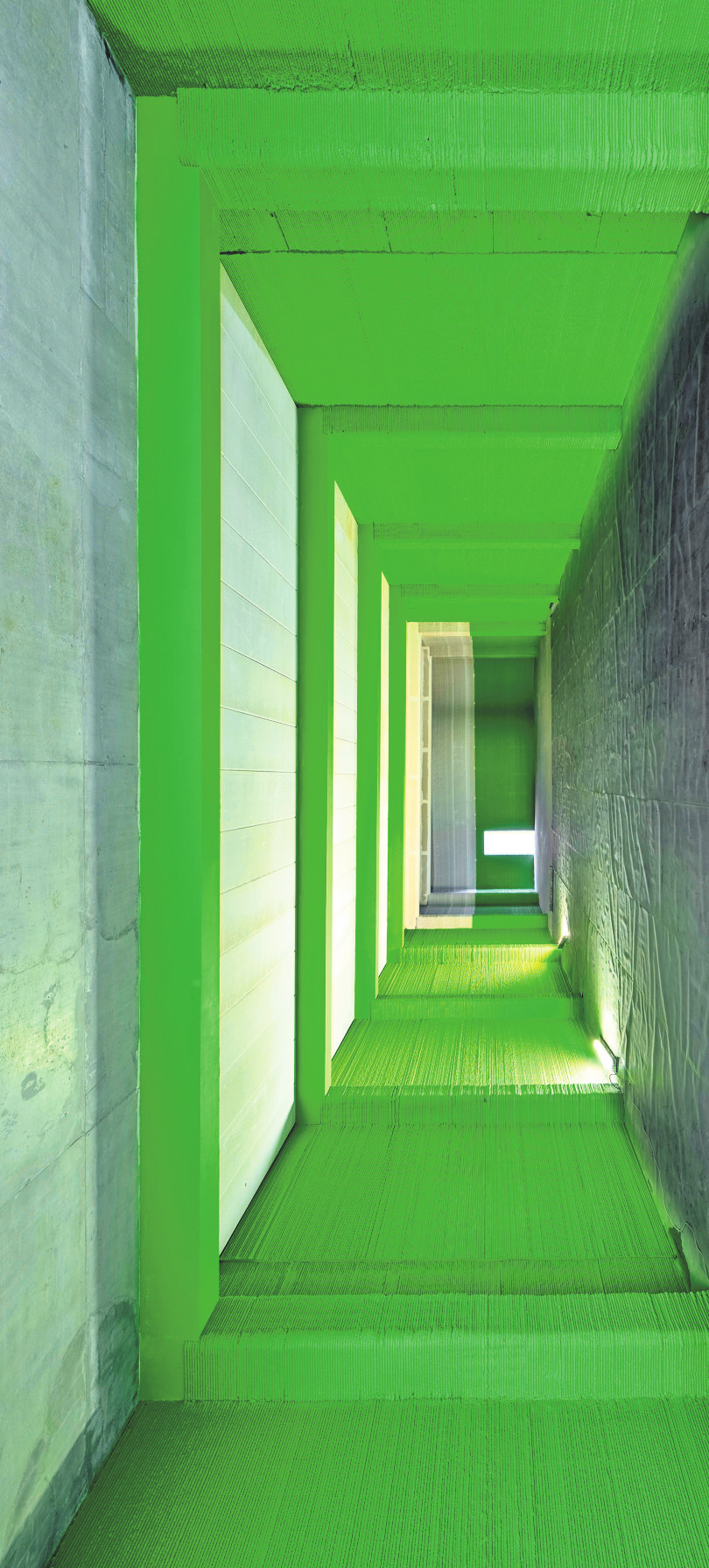 Wavehouse II: Das Gebäude im Inneren. Foto: Heidelberg Materials/Buck