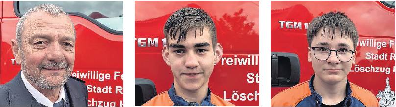 Willi Wissing, Lucas Wilke und Lasse Böhling.