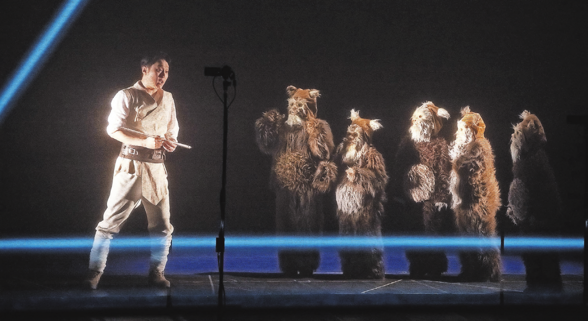 Szene aus Die Zauberflöte