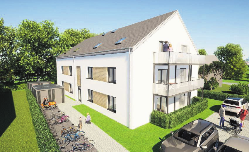 So soll der Neubau in Boisheim einmal aussehen. FOTO: VAB