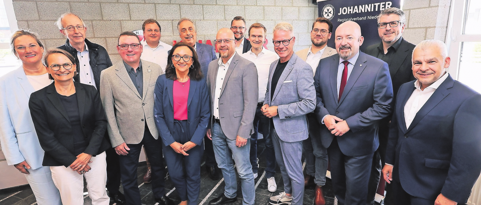 Das NGZ-Forum „Zukunft unternehmen“, dieses Mal bei den Johannitern in Neuss, hatte wieder eine vielfältige Teilnehmerrunde zum Austausch zu Gast. FOTO: ALOIS MÜLLER